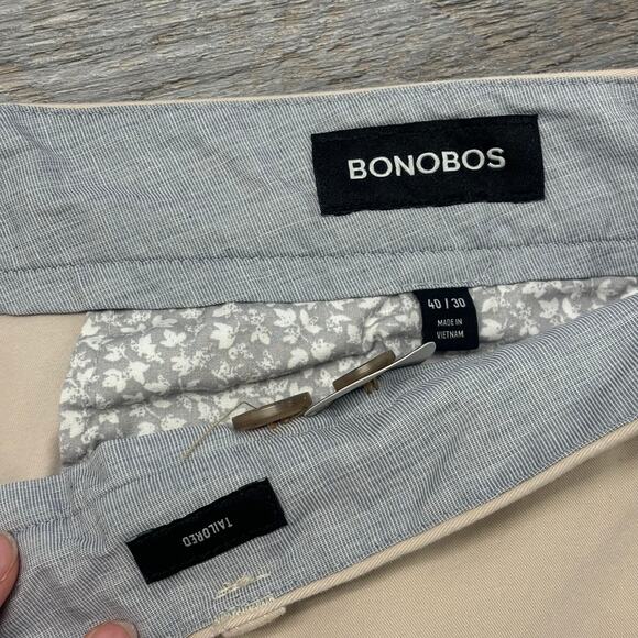 Bonobos Pink Mens 40x30 Preppy Stretch Flat Front Tailored Fit Chino‎ 2.0 Pants - Picture 4 of 15